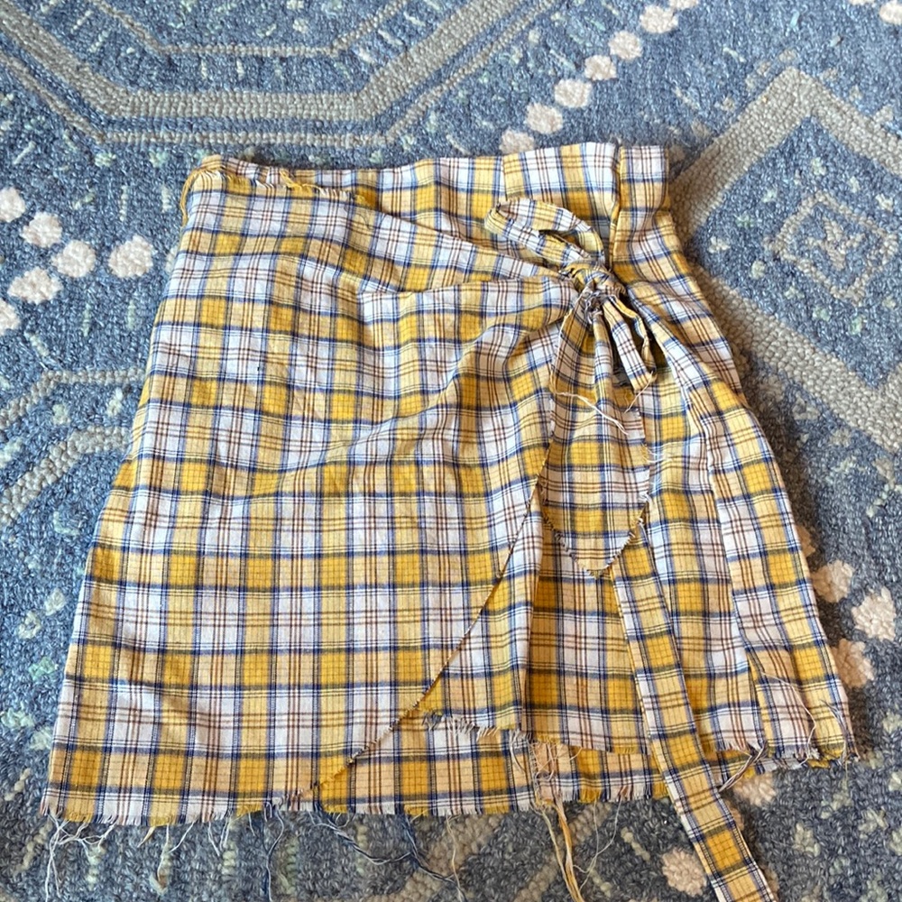 Mini skirt plaid